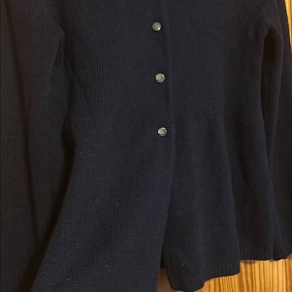 J. Crew Dark Blue Button Down Cardigan - Picture 4 of 13